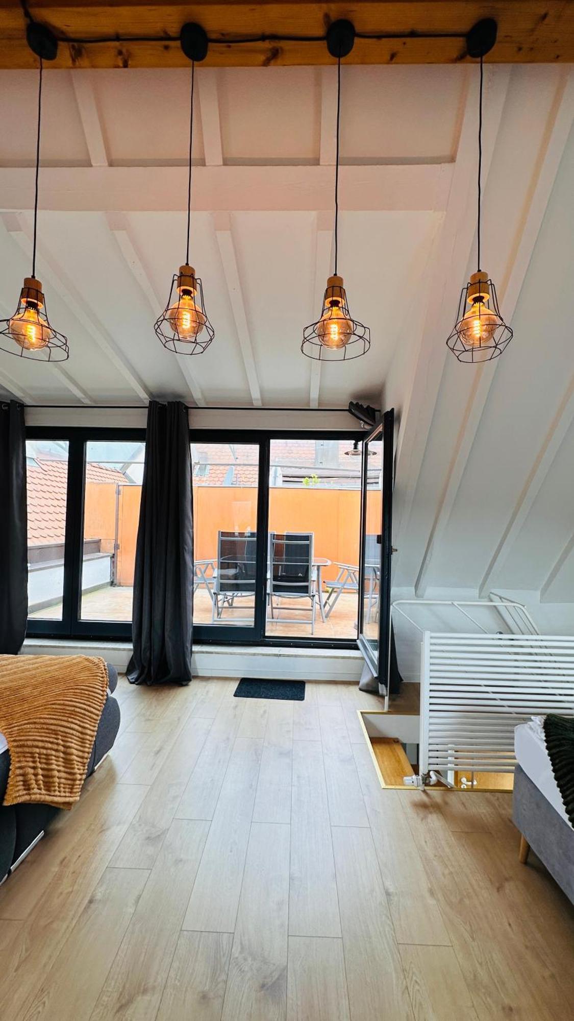 Amao-Green: City Center Maisonette with Rooftop Terrace Lahr  Exterior photo